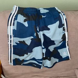 Adidas Originals 3-Stripes Camo Shorts